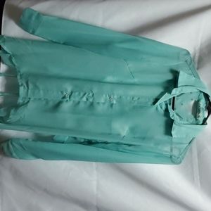 Seafoam Green Rehab Blouse